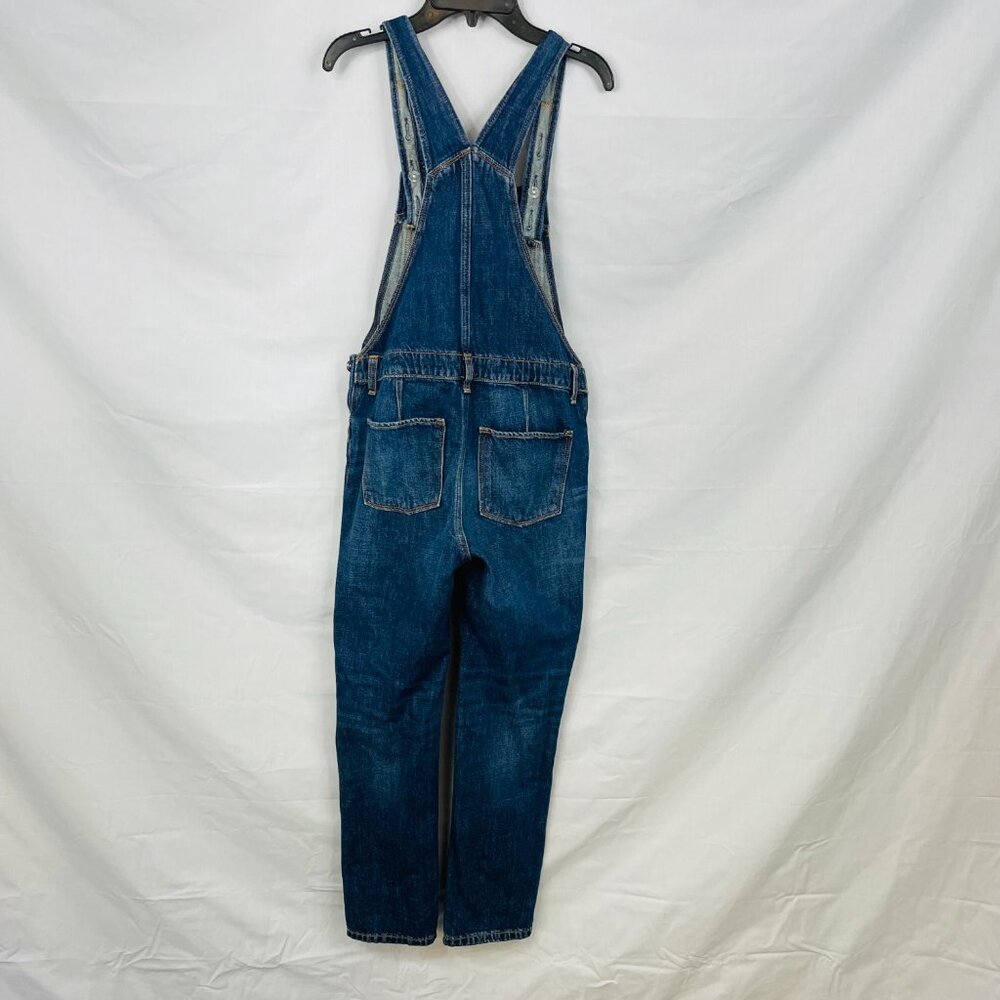 Old Navy Distressed Kids Denim Overalls Size XL (12) - Picture 10 of 16